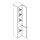 Lanzet Hochschrank 180x30x32,5 cm Anschlag rechts