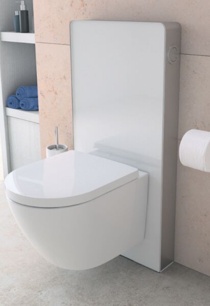 Design Vorwandmodul selbstragend weiß