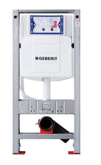 Geberit UP Spühlkasten mit verbessertem Burda Stahlrahmen
