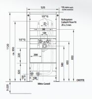 BS+ Waschtischmodul für Wasserzähler und Durchlauferhitzer