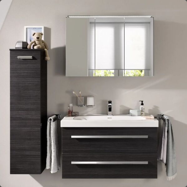 Lanzet Spiegelschrank L5 100cm breit verschiedene Farben