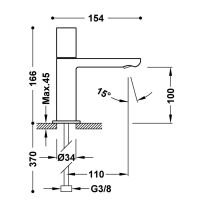 Tres LOFT Standventil