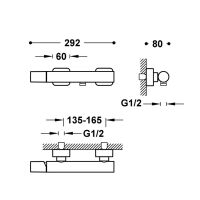 Tres LOFT Einhebel-Brausemischer