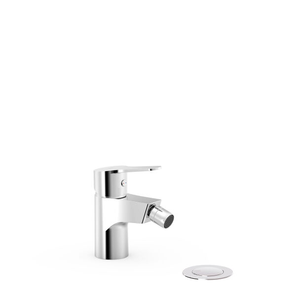 Tres BASE Einhebel-Bidetmischer mit Click-Clack-Ablaufventil