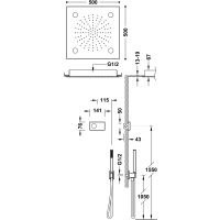 Tres SHOWER TECHNOLOGY Bausatz elektronisches...