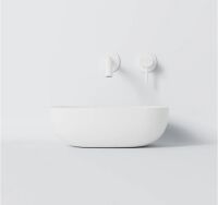 Steinberg Serie 440 6113 Aufsatzschale quadratisch aus Solid Surface