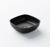 Steinberg Serie 440 6113 Aufsatzschale quadratisch aus Solid Surface