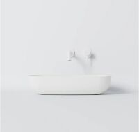 Steinberg Serie 440 6114 Aufsatzschale rechteckig aus Solid Surface