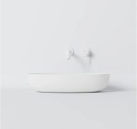 Steinberg Aufsatzwaschtisch oval aus Solid Surface