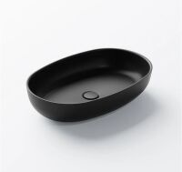 Steinberg Aufsatzwaschtisch oval aus Solid Surface