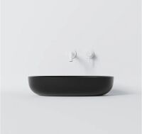 Steinberg Aufsatzwaschtisch oval aus Solid Surface