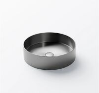 Steinberg Serie 442 6020 Aufsatzbecken aus Edelstahl rund