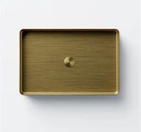 Steinberg Serie 442 7110 Aufsatzbecken aus Edelstahl eckig