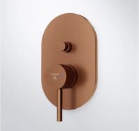 Steinberg 100 2103 3 Fertigmontageset für Wanne/Brause-Einhebelmischer mit automatischem Umsteller