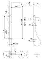 Steinberg 315 2721 Brauseset mit LED-Kopfbrause