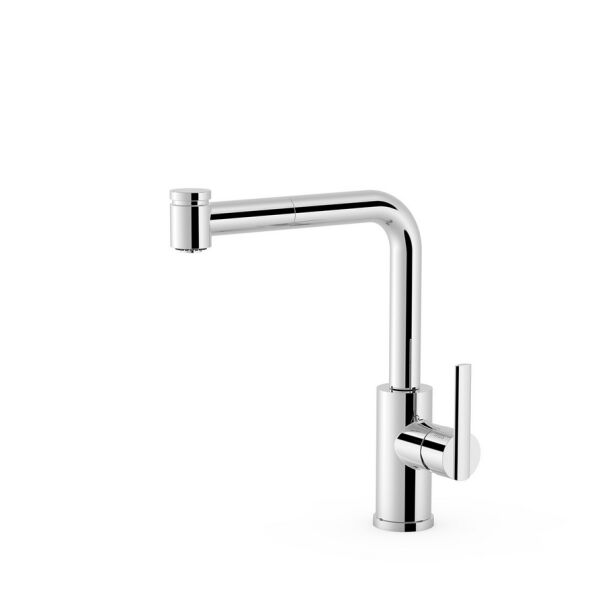 Tres Einhebelmischer mit abnehmbarem Auslauf und 2 Strahlarten für die Küche