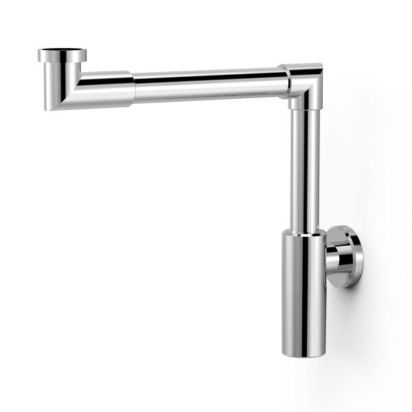 Tres Abgewinkelter Teleskop-Siphon für Waschbecken