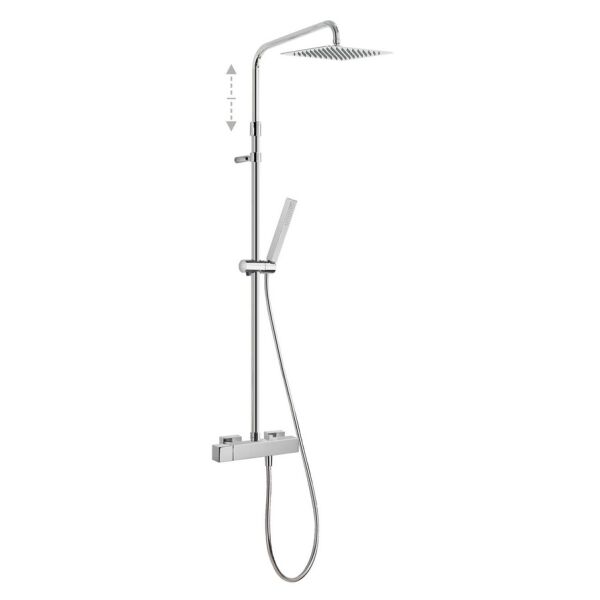 Tres Einhebel-Aufputz-Duschsystem (2 Wege)