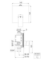 Steinberg 160 2243 3 Fertigmontageset für Brause-Einhebelmischer