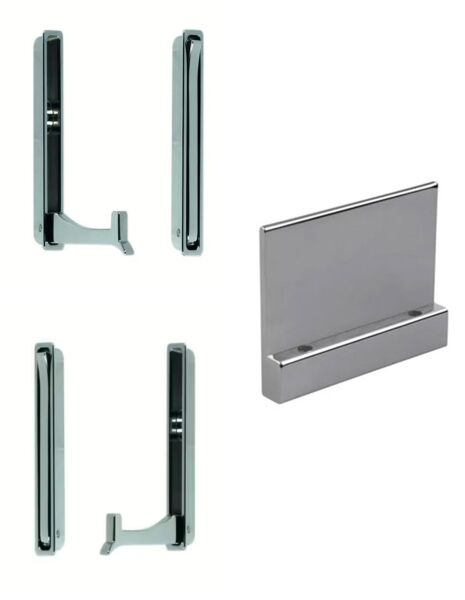 Klapphaken li & re + Spiegeltürgriffe