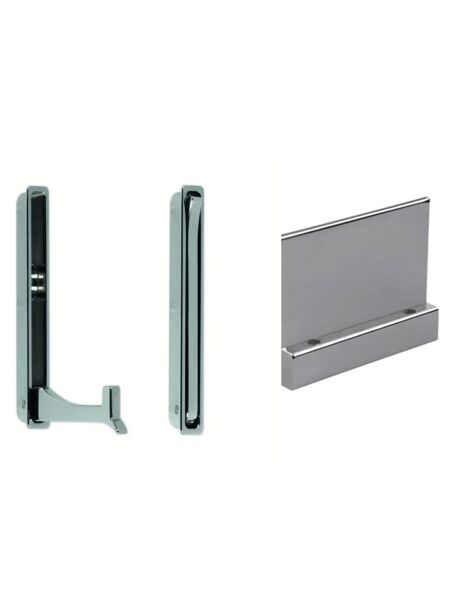 Klapphaken re + Spiegeltürgriffe